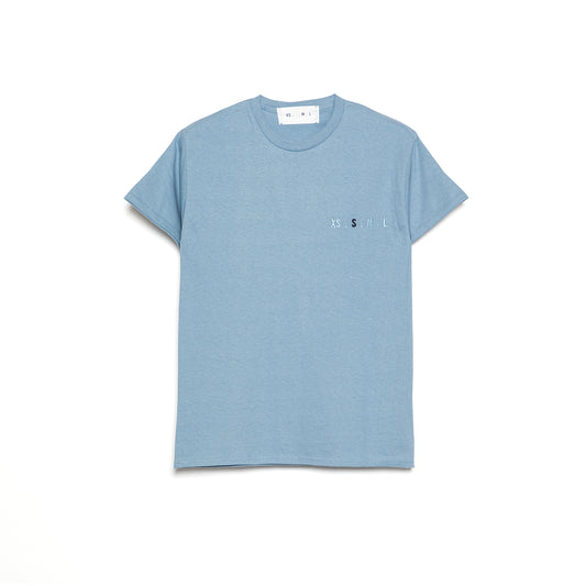 XS.S.M.L Embroidery T-Shirt BLUE S