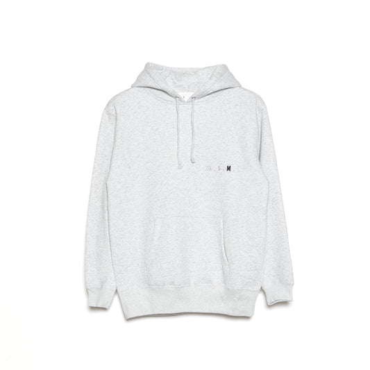 XS.S.M.L Embroidery Hoodie ASH GREY M