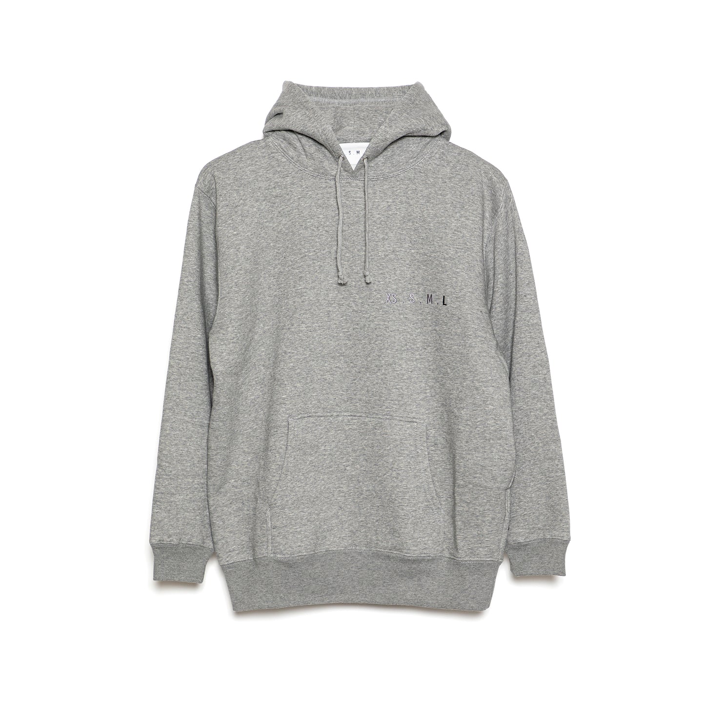 XS.S.M.L Embroidery Hoodie GREY L