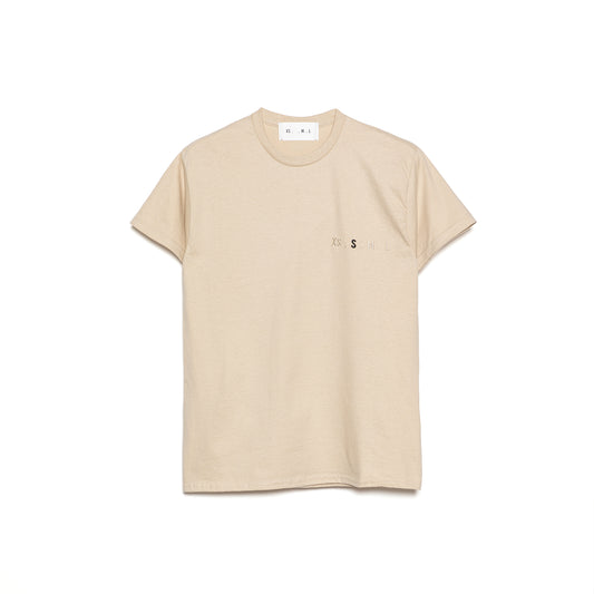 XS.S.M.L Embroidery T-Shirt BEIGE S