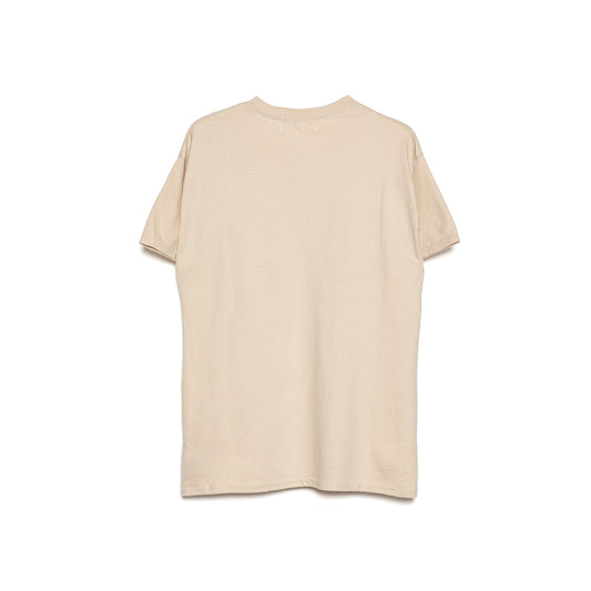 XS.S.M.L Embroidery T-Shirt BEIGE L
