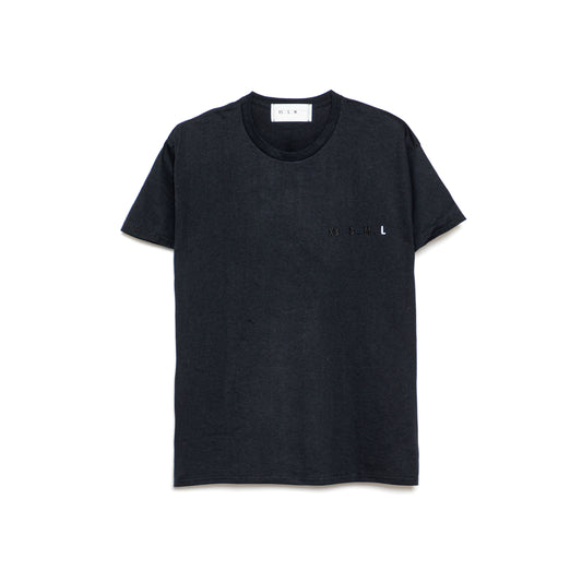XS.S.M.L Embroidery T-Shirt BLACK L