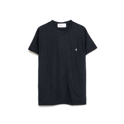 XS.S.M.L Embroidery T-Shirt BLACK M