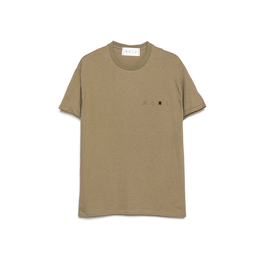 XS.S.M.L Embroidery T-Shirt KHAKI M