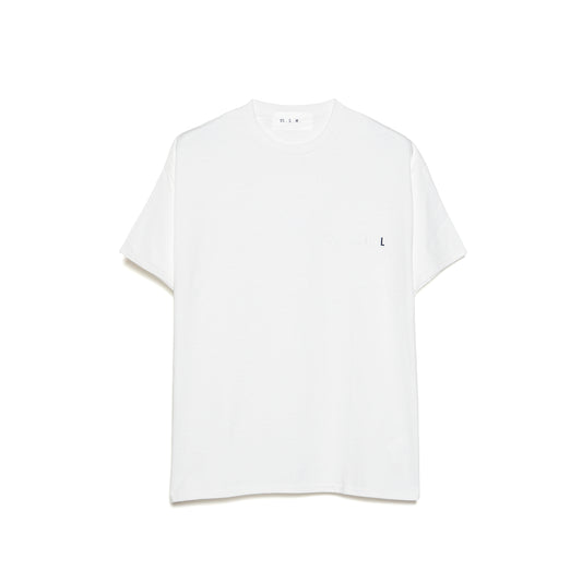 XS.S.M.L Embroidery T-Shirt WHITE L